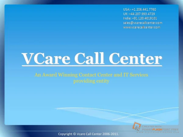 vcare call center