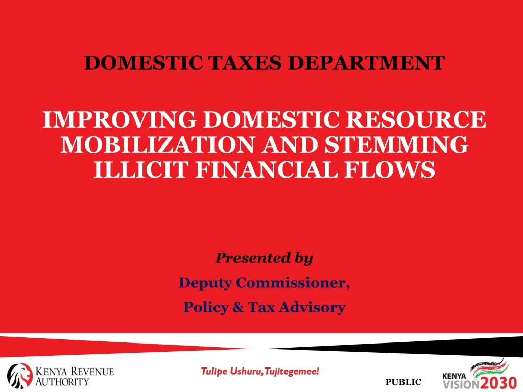domestic taxes department improving domestic