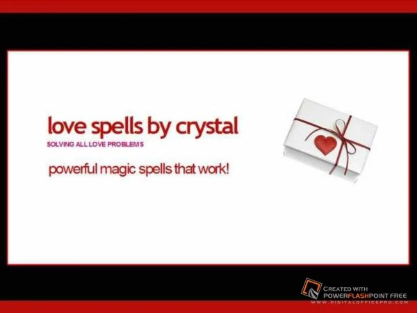 Love Spells by Crystal - Authentic Magic Love Spells