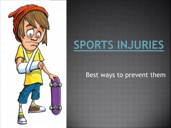 sports injuries & best way to prevent them