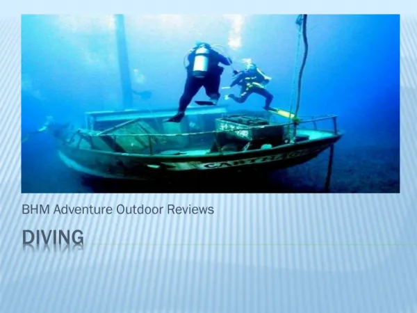 BHM Adventure-Diving