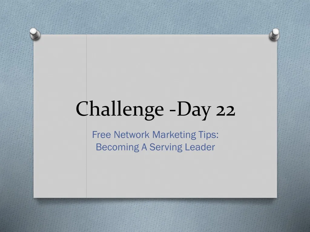 challenge day 22