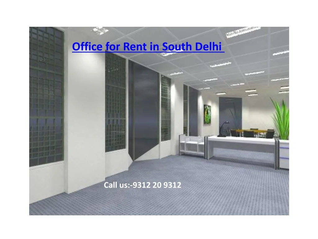 office for rent in south delhi