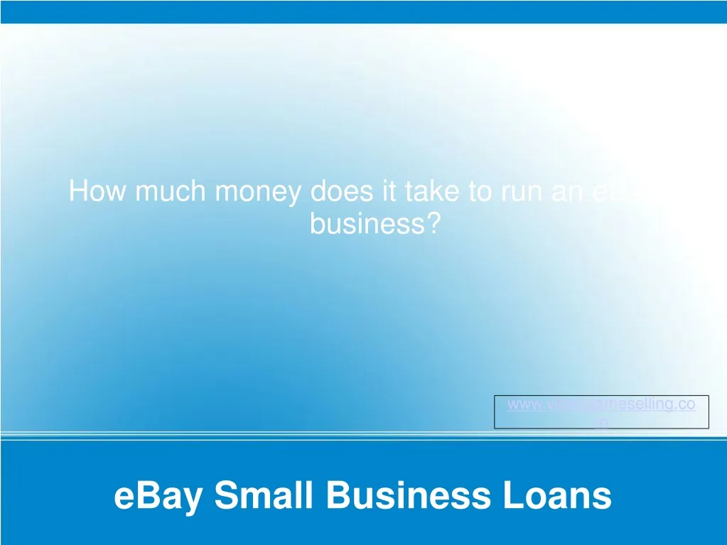 ebay small business loans