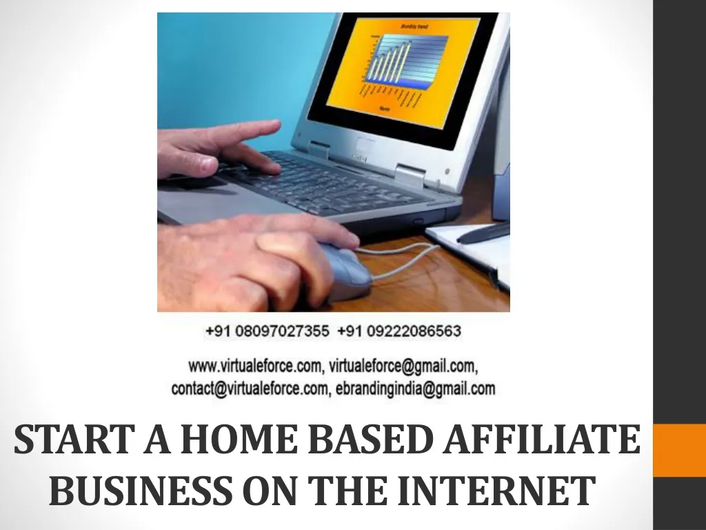 start a home based affiliate business on the internet