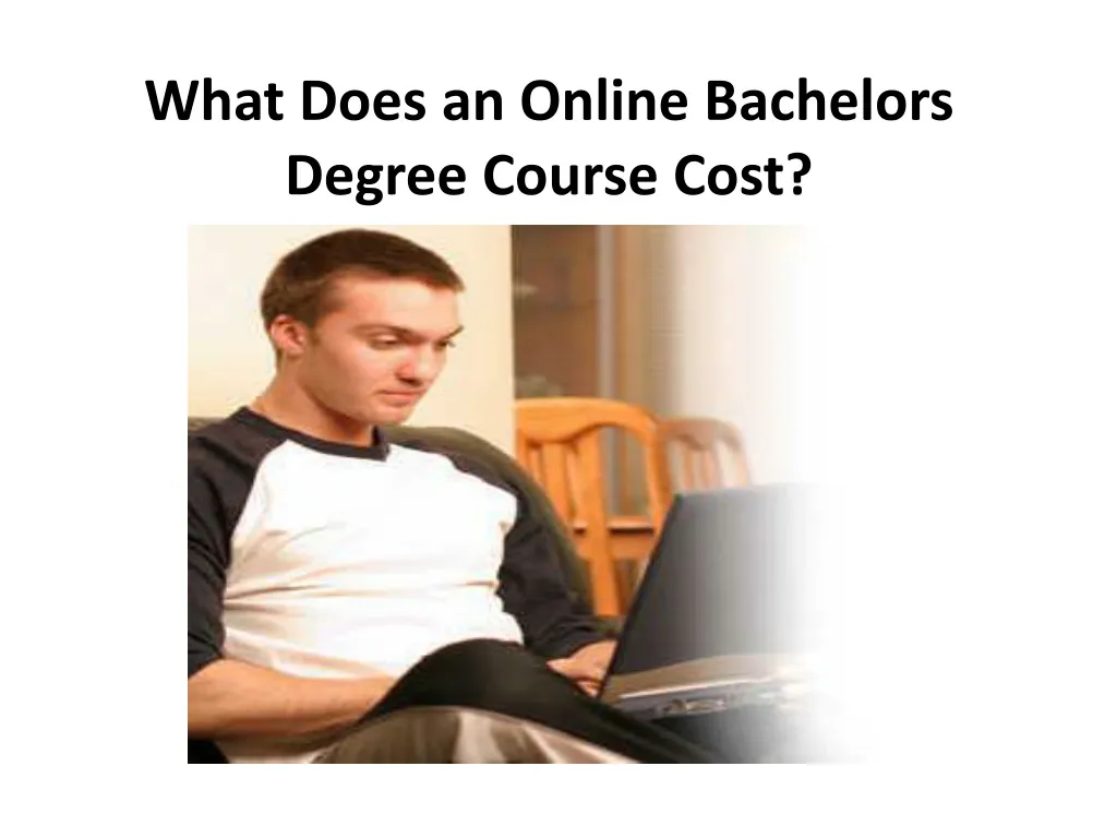 what does an online bachelors degree course cost
