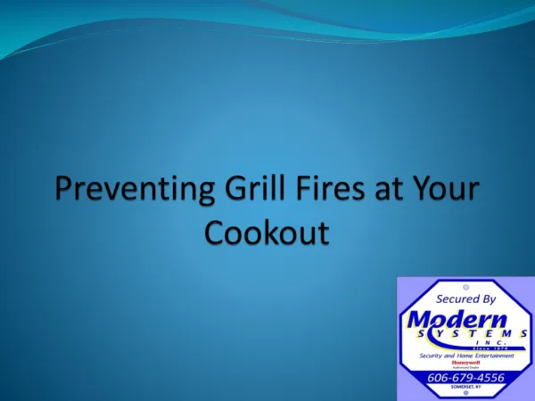 Preventing Grill Fires at Your Cookout