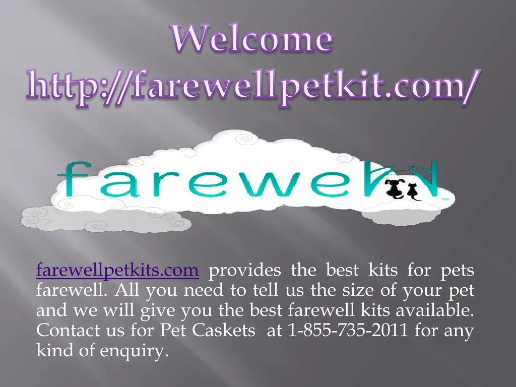 welcome http farewellpetkit com