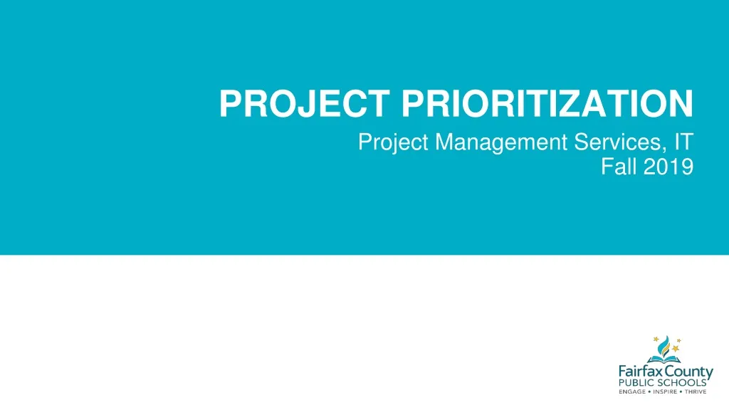 project prioritization
