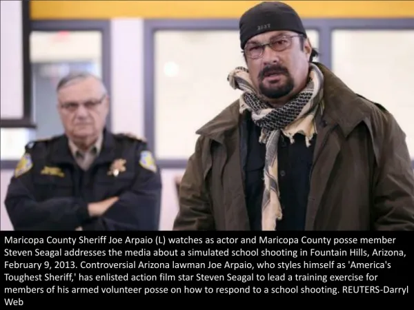 Defending schools with Steven Seagal