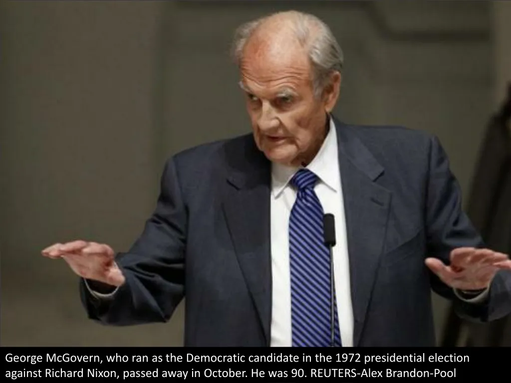 george mcgovern who ran as the democratic