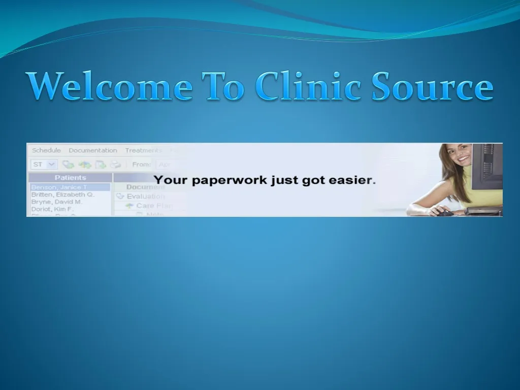 welcome to clinic source