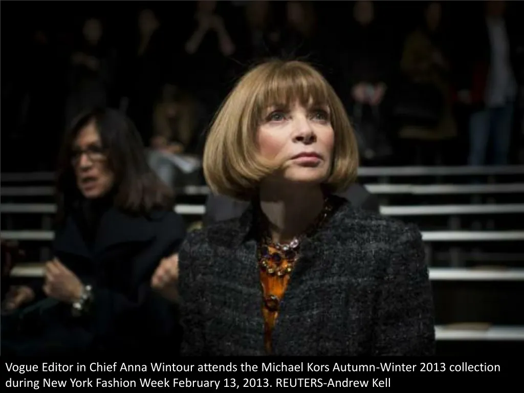 vogue editor in chief anna wintour attends