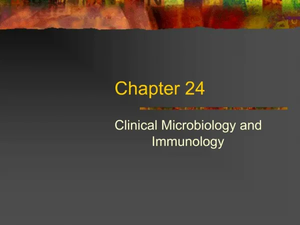 Clinical Microbiology and Immunology