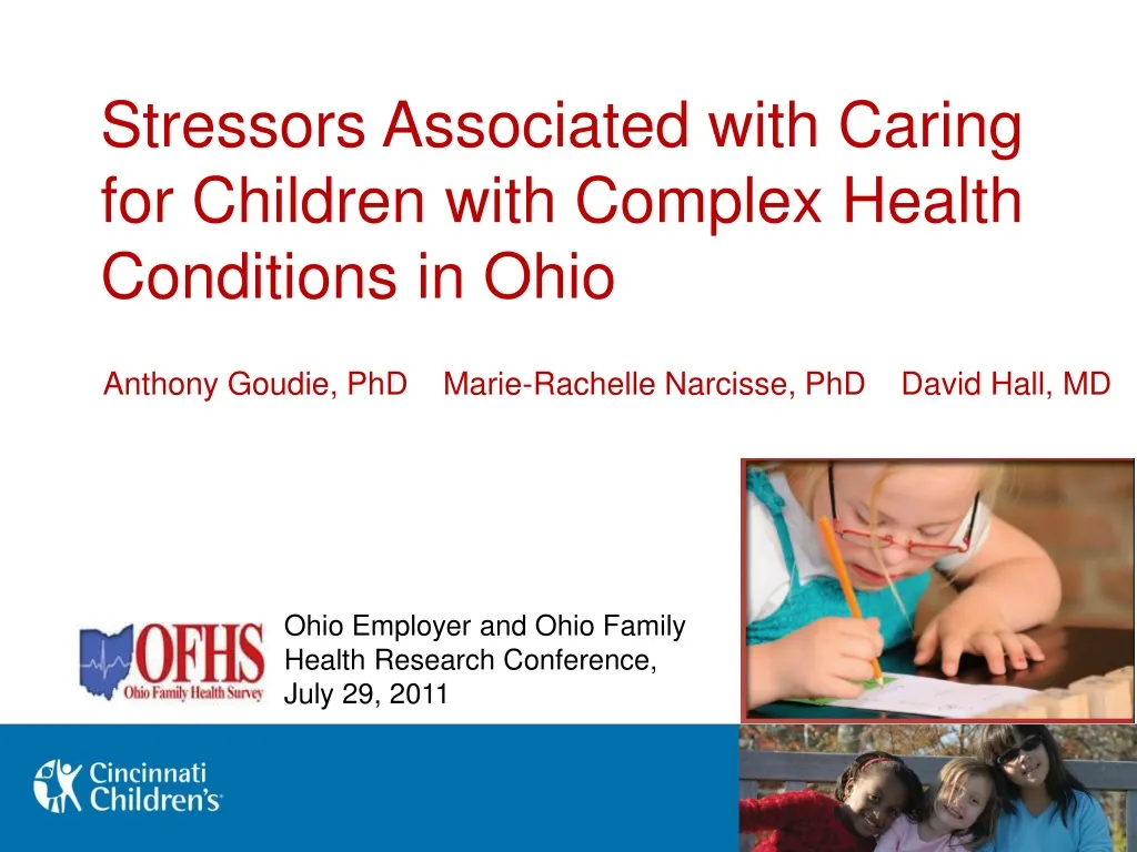 stressors associated with caring for children