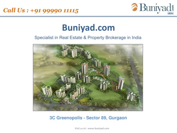 Just Call @ 9999011115 And Book Your | 3C Greenopolis