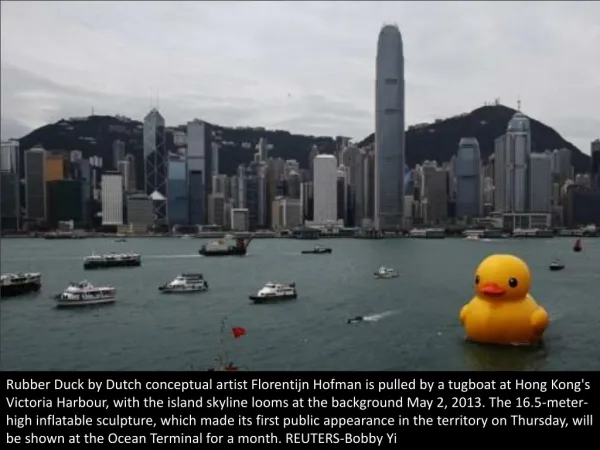 Larger-than-life rubber ducky