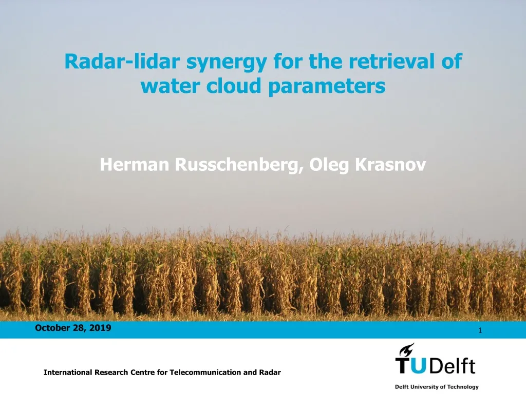 radar lidar synergy for the retrieval of water cloud parameters