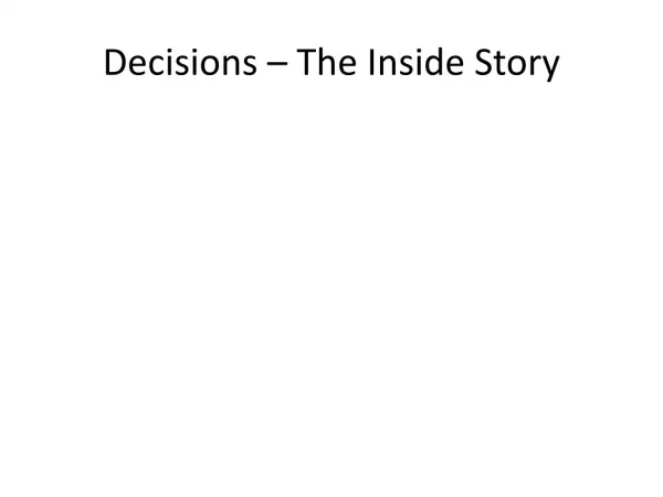 DecisionsInsideStory