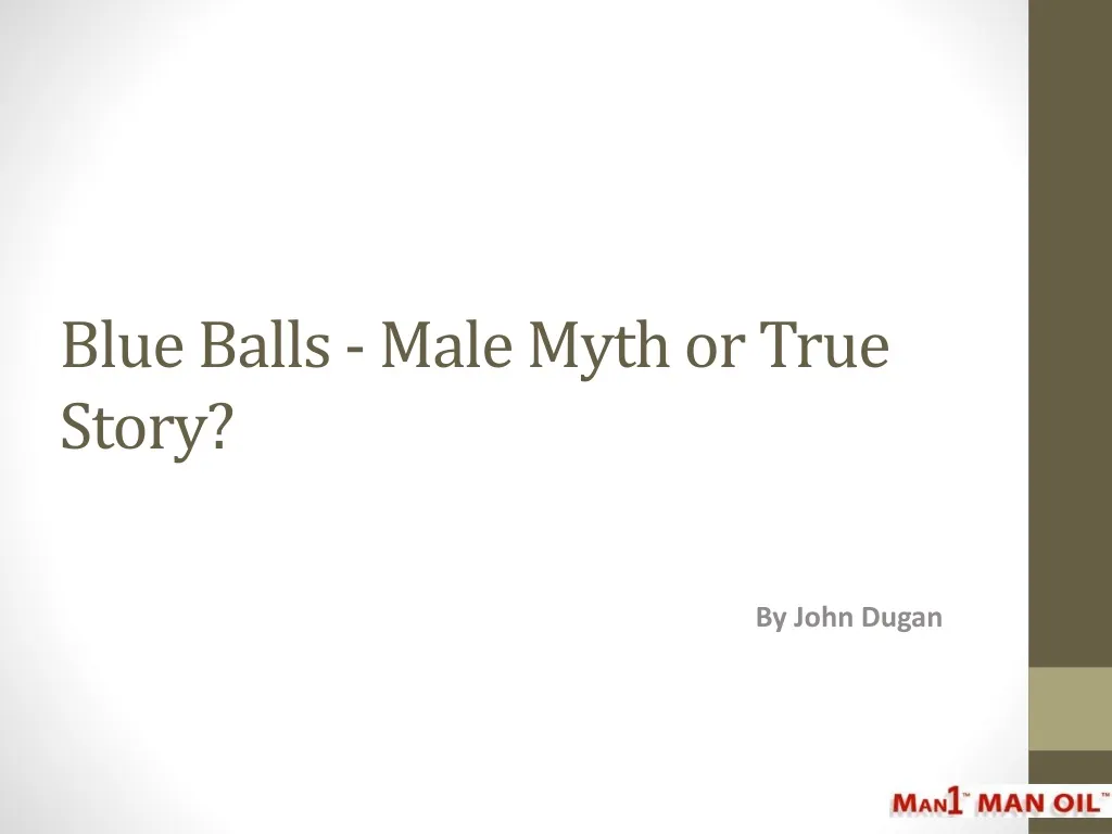 blue balls male myth or true story
