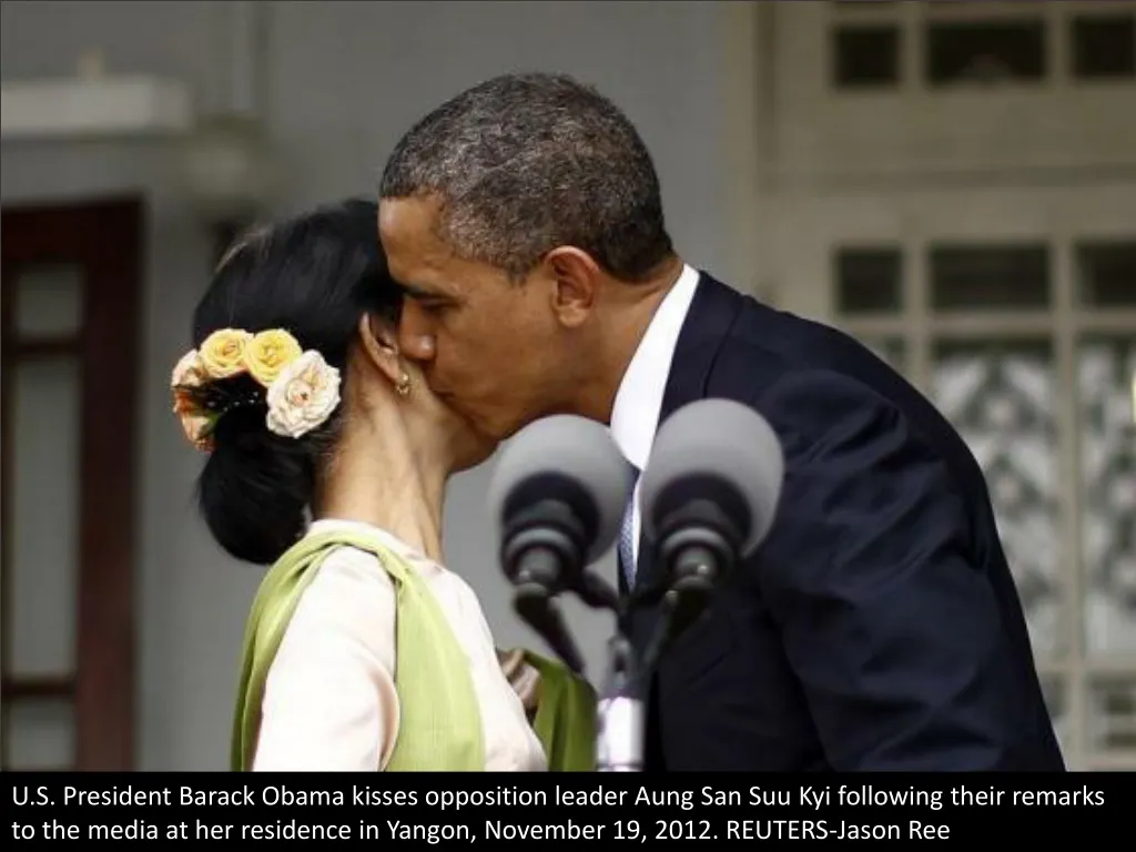 u s president barack obama kisses opposition