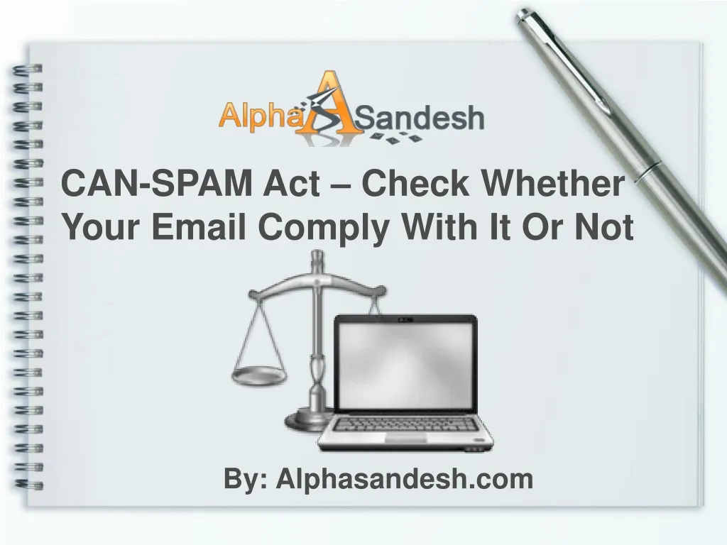 can spam act check whether your email comply with