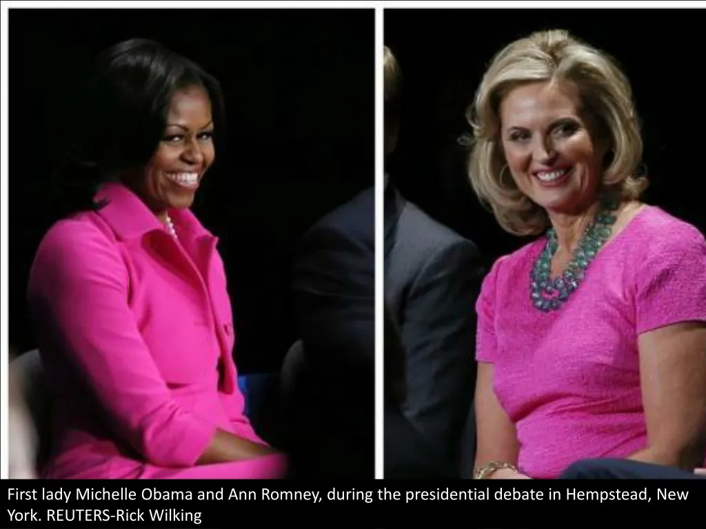 first lady michelle obama and ann romney during