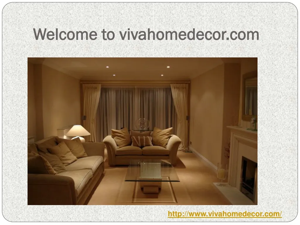 welcome to vivahomedecor com