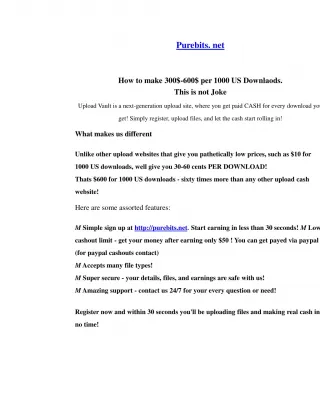 How to make money - slide 1