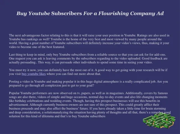Buy Youtube Subscribers: An Effective Marketing Strategy