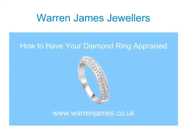 How to Have Your Diamond Ring Appraised
