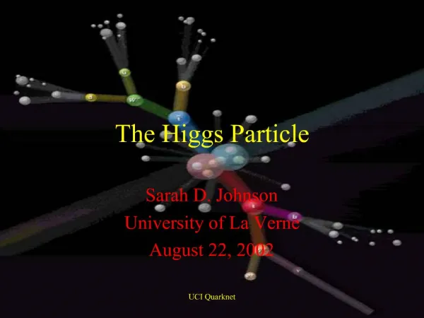 The Higgs Particle