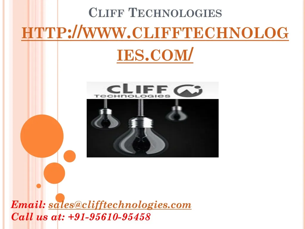 cliff technologies http www clifftechnologies com