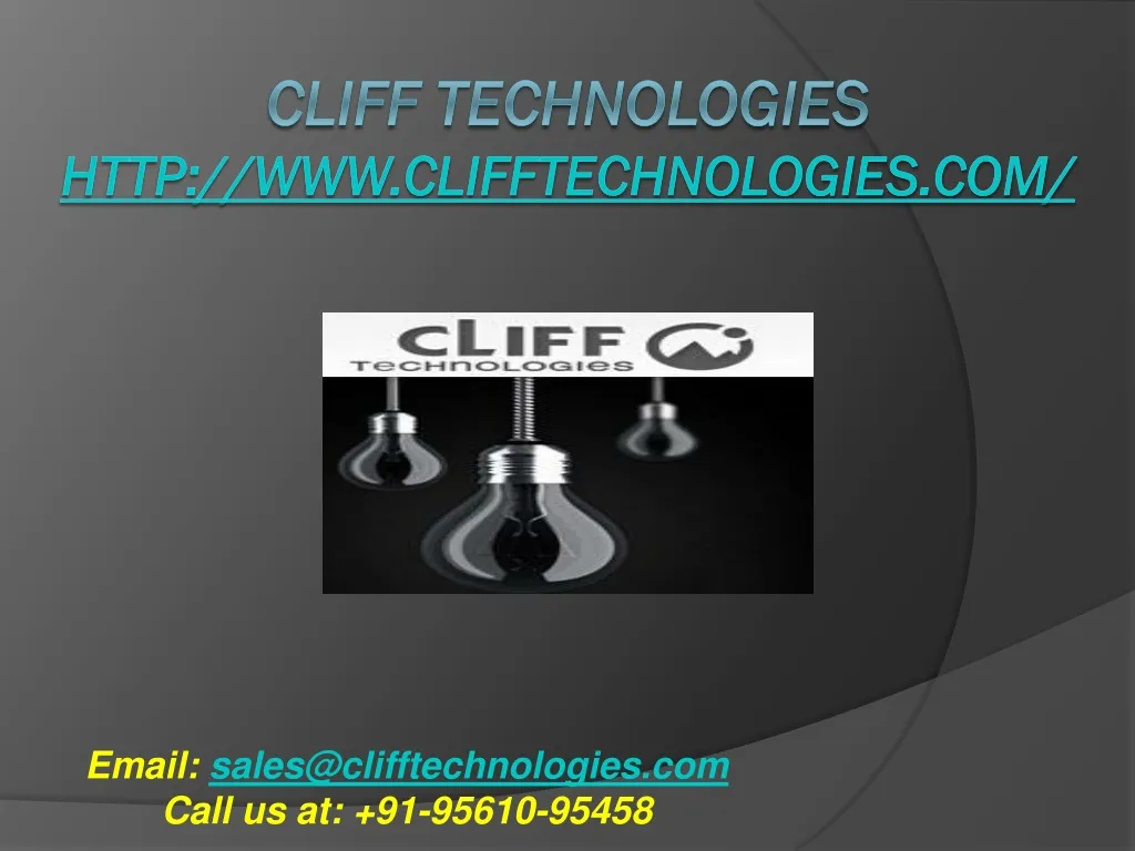 cliff technologies http www clifftechnologies com