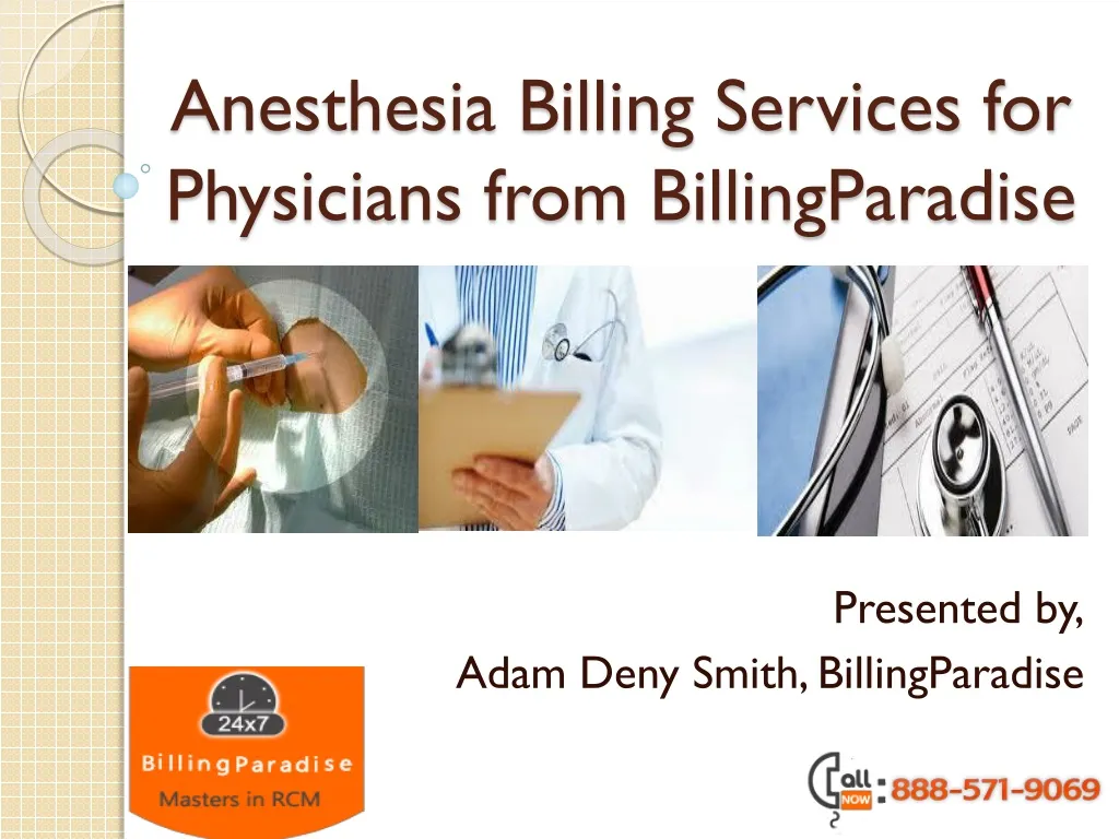 anesthesia billing services for physicians from billingparadise