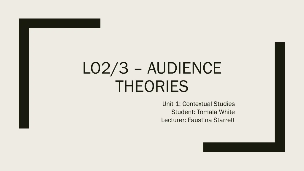 lo2 3 audience theories