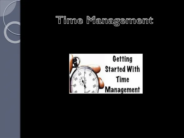 Top Five Time Management Tips