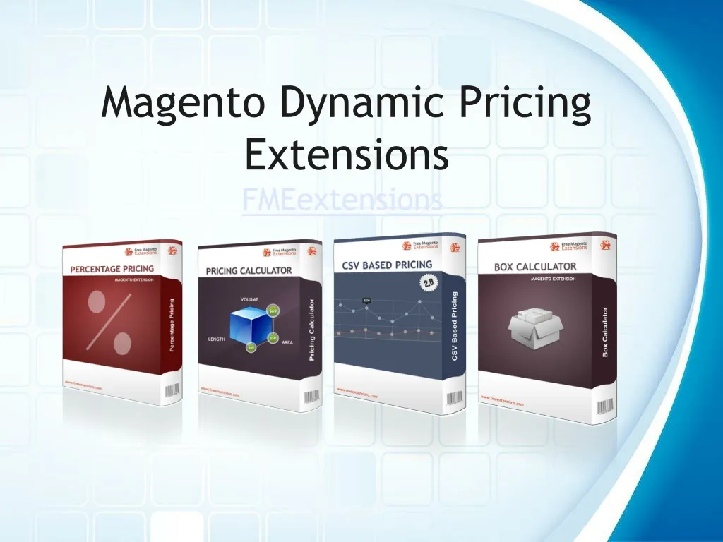 magento dynamic pricing extensions