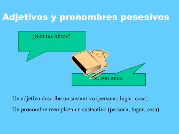 Adjetivos y pronombres posesivos