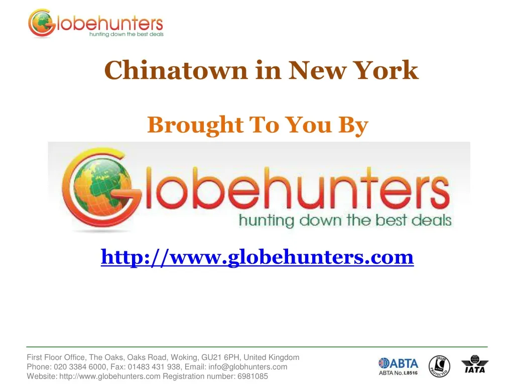 chinatown in new york