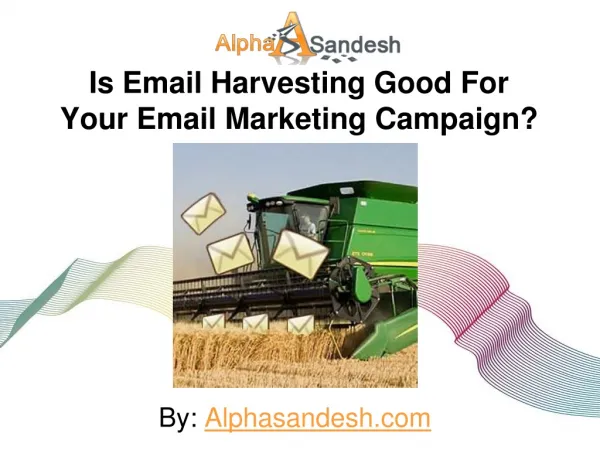 Is Email Harvesting Good For Your Email Marketing Campaign?