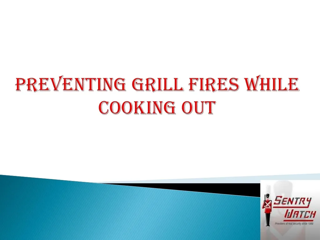 preventing grill fires while cooking out
