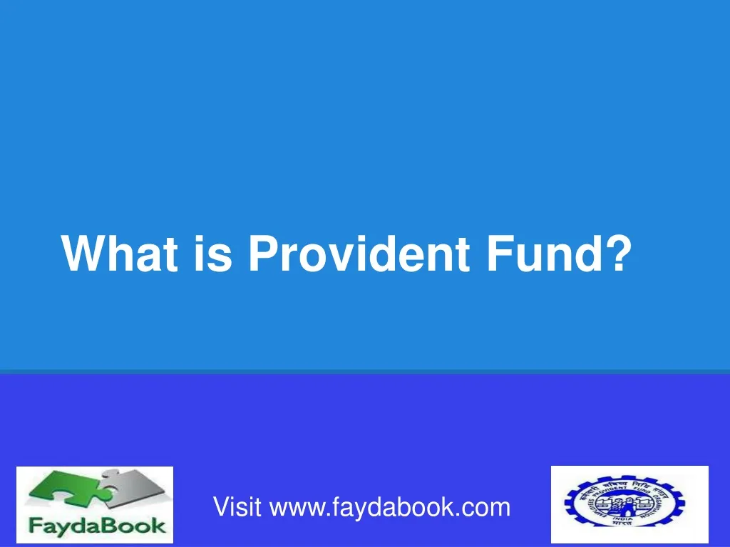 what is provident fund