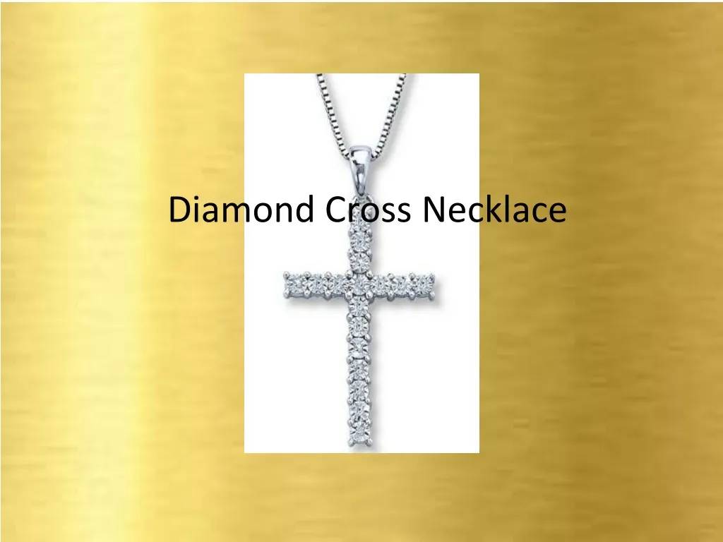 diamond cross necklace