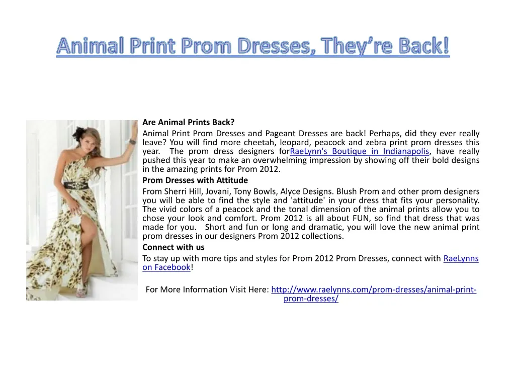 animal print prom dresses they re back