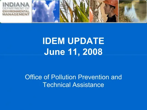 IDEM UPDATE June 11, 2008