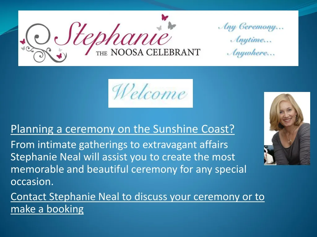 planning a ceremony on the sunshine coast from