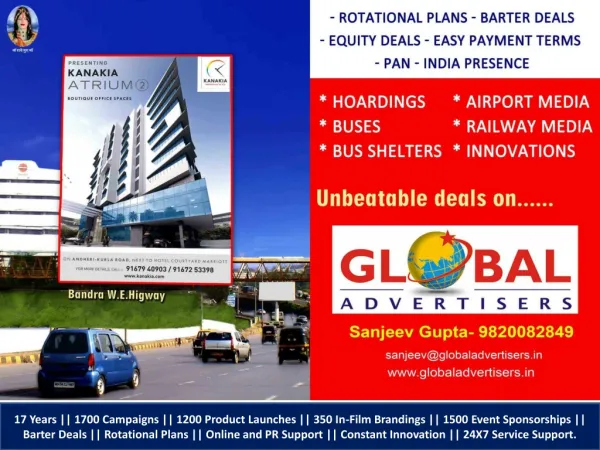 Outdoor Promotion for Airlines & Cruise - Global Advertisers