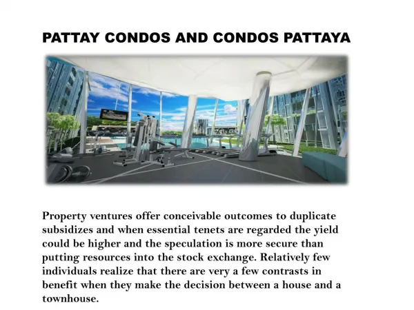Condos In Pattaya, Pattaya Condo, Condos Pattaya