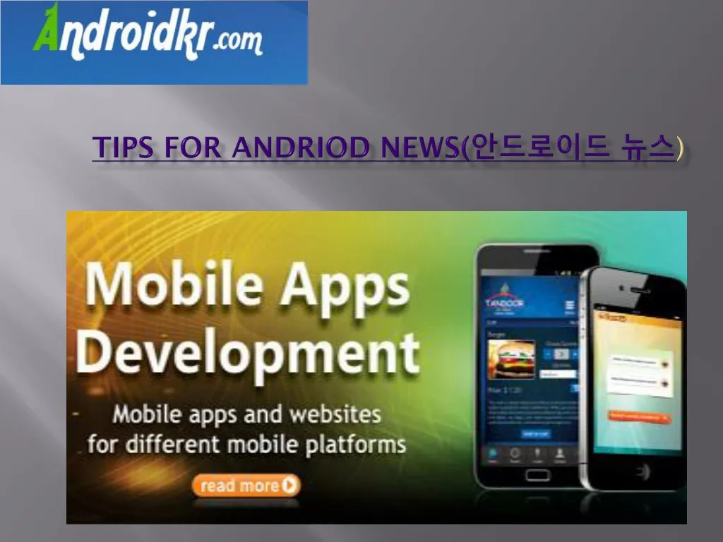 tips for andriod news